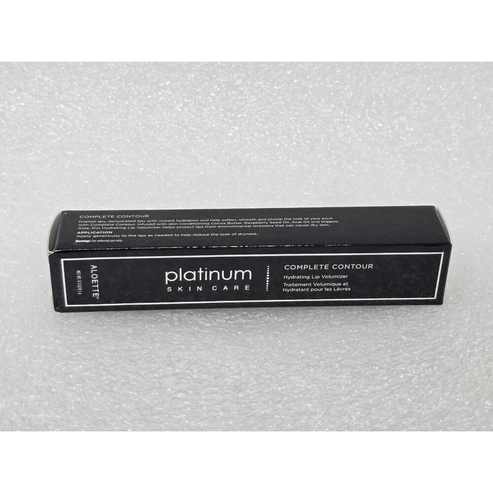 Aloette Platinum Skin Care Complete Contour Hydrating Lip Volumizer 0.5 Oz